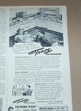 1953 print ad - Tracy Kitchens family little girl boy Edgewater Steel Pittsburgh picture