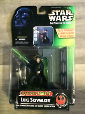 1997 STAR WARS ELECTRONIC TOY FIGURE BY KENNER TOYS LUKE SKYWALKER RARE VINTAGE picture