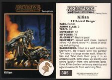 1991 TSR AD&D Gold Border Card 305 Greyhawk Master Wolf Clyde Caldwell Cover Art picture