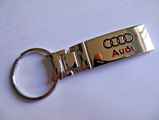 AUDI   Logo ** Keychain ** Chrome Metal   * Free  Shipping picture