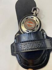 Franklin Mint Harley Davidson Heritage Softail Motorcycle Pocket Watch w Case picture