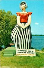 Hackensack, MN Minnesota LUCETTE DIANA KENSACK~Paul Bunyan Sweetheart  Postcard picture