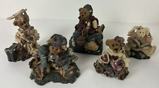 Lot of 5 vintage 1990s Boyd Bears Figurines 1 is a Bearstone Music Box picture