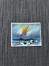 1910 HASSAN ARCTIC SCENES (T30) THE ARCTIC AURORA Northern Lights Tobacco Card picture