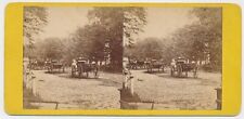 NEW YORK SV - Saratoga - Broadway Carriages - 1860s RARE picture