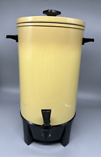 West Bend Automatic Percolator Coffee Maker 12 to 36 Cups Vintage Yellow picture