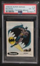 1978 Taystee Bread DC Super Heroes Sticker BATMAN #16 PSA 6 EX-MT picture