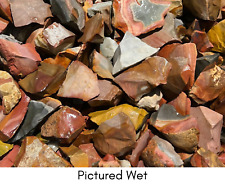 Polychrome Desert Jasper - Rough Rocks for Tumbling - Bulk Wholesale 1LB options picture