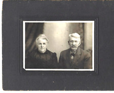 Vintage Cabinet Photo Of An Older Couple Period Clothes picture