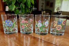 NEW *4* Vintage Noritake Casual Home Gourmet Garden Double Old Fashioned Glasses picture
