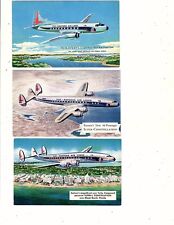 (3) Advertising Postcards - Aviation - Eastern Air Lines picture