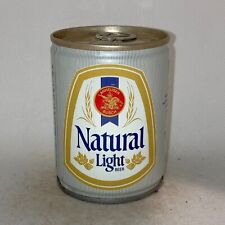 8 oz Anheuser-Busch Natural Light beer can, bottom opened picture