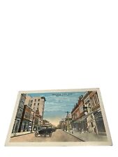 Main Street, Looking South, Sumter, SC. Old Vintage Postcard with Classic Car picture