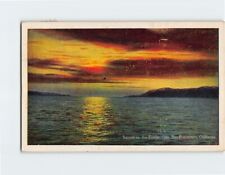 Postcard Sunset of the Golden Gate San Francisco California USA picture