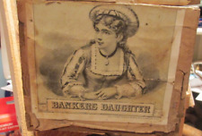 vintage cigar box-Habana -Bankers Daughter  Colorado wood box picture