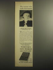 1959 Webster's New World Dictionary Advertisement - Marianne Moore picture