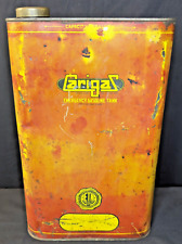 Vintage Aetna Carigas Emergency Gasoline Tank - 1925 Collectible 1-Gallon Tank picture