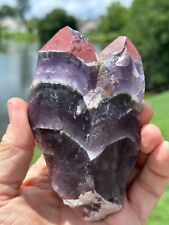 AAA Auralite 23 Crystal Double Red Cap from Canada 417 grams 5