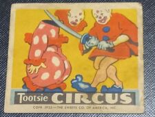 1933 Tootsie Circus - The Clowns - Gum Card - Sweets Company - nice color picture
