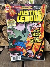 2004 JUSTICE LEAGUE UNLIMITED # 3 Cartoon Network ATOM Power Girl MISTER MIRACLE picture