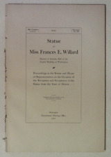 1905 STATUE OF MISS FRANCES E. WILLARD RECEPTION & ACCEPTANCE OF STATE ILLINOIS picture