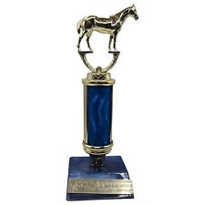 1972 Quarter Horse Trophy Vintage Augusta Kansas AQHA Cowboy Collectible Statue picture