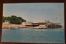 Hingham Yacht Club in Hingham Massachusetts Vintage Postcard boats picture
