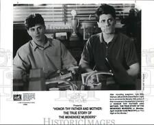 1994 Press Photo Billy Warlock & David Beron portrayed as the Menendez brothers picture