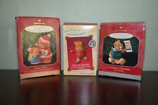 Hallmark Keepsake Ornaments Vintage Lot of 3 Christmas Bears picture