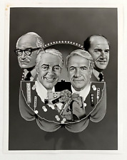 1976 ABC News National Political Convention Harry Reasner Artist VTG Press Photo picture