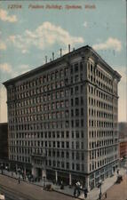 1915 Spokane,WA Paulson Building Washington The Acmegraph Co. Postcard 1c stamp picture