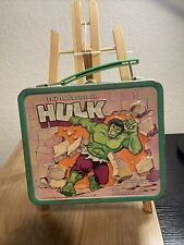 1978 The Incredible Hulk Marvel Vintage Metal Lunch Box by Aladdin picture