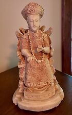 Chinese Hand Carved Resin Figurine Empress 8.5” picture
