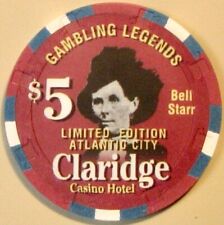 $5 Casino Chip. Claridge, Atlantic City, NJ. Bell Star. X59. picture