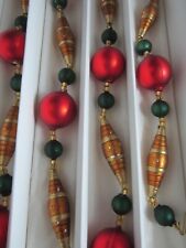 Midwest Of Cannon Falls Vintage Glassworks glass Garland  5 ft picture