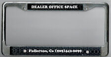 DEALER OFFICE in Fullerton, Ca. dealer license plate frame picture