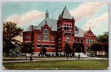 Evanston Illinois~NW University Memorial Hall Garret Bible Inst~Vintage Postcard picture