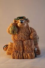 VINTAGE 1992 IMITATING LIFE BY SHEILA PHILLIP S BEAR FISHING STATUETTE USA picture