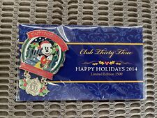 CLUB 33 Disneyland Park Christmas 2014 Member Only Mickey Holidays Pin picture
