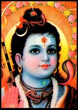 Vintage Postcard Indian God Shiva Hindu Religious picture