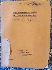 Vintage 1920:The Writing of Good Letters for Crane CO. picture