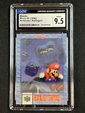 1996 Kellogg’s Nintendo 64 Mario Blocks CGC 9.5 Mint + picture