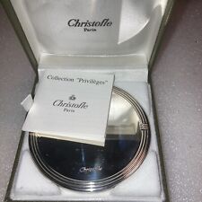 Vintage Christofle Mirror Compact Sterling Silver picture