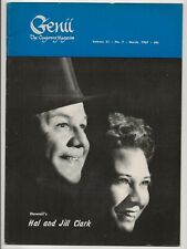 GENII The Conjuror's Magazine March 1967 Hawaii's HAL & JILL CLARK  Magicians. picture