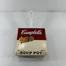 Vintage Gibson Campbell’s Soup Saucepan Pot w/lid Porcelain Enamel On Steel 1992 picture