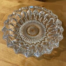 Beautiful Vintage Lead Crystal Ashtray Starburst Effect picture