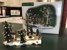 Department 56 Village Accessories Mill Creek Campsite In Box #56.52894 From 2000 picture