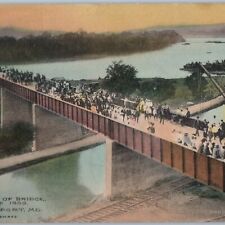 1909 Williamsport, MD Dedication of Bridge Hand Water Colored Pharmacy PC A188 picture