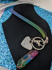 Two Crystal Keychain picture