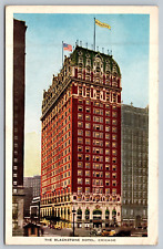 Chicago IL-Illinois, The Blackstone Hotel, Advertising, c1930 Vintage Postcard picture